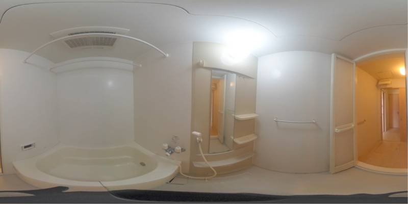 パノラマ画像バスルーム