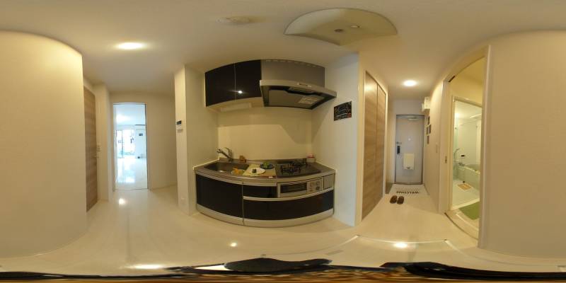 パノラマ画像キッチン