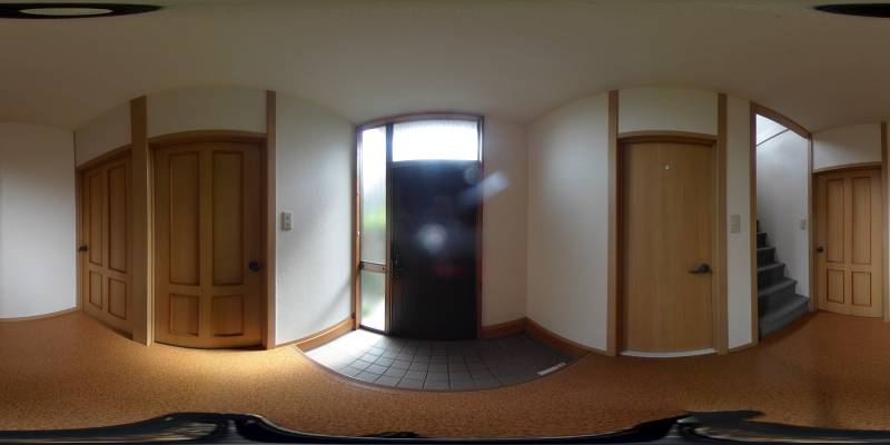 パノラマ画像玄関