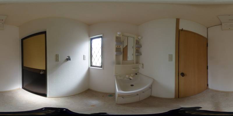 パノラマ画像洗面所