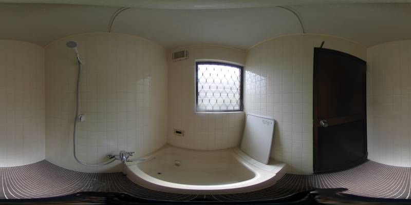 パノラマ画像バスルーム