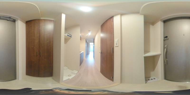 パノラマ画像玄関