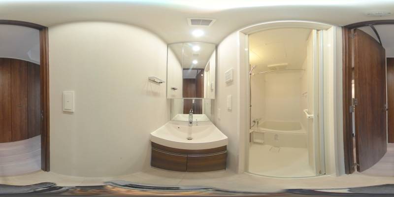 パノラマ画像洗面所