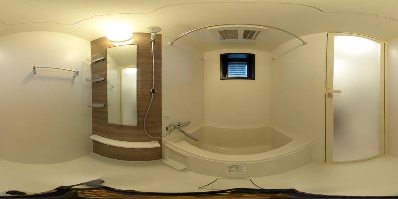 パノラマ画像バスルーム