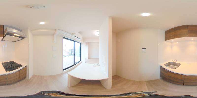 パノラマ画像キッチン