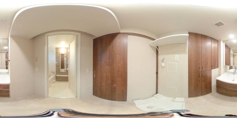 パノラマ画像洗面所