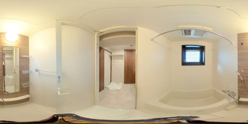 パノラマ画像バスルーム