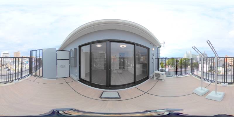 パノラマ画像バルコニー