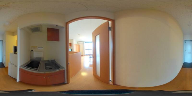 パノラマ画像キッチン