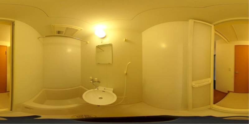 パノラマ画像バスルーム