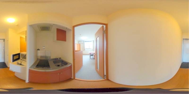 パノラマ画像キッチン