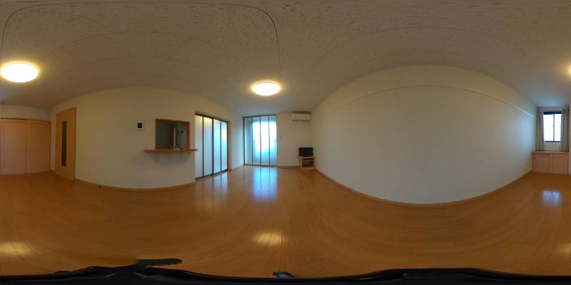 パノラマ画像リビング