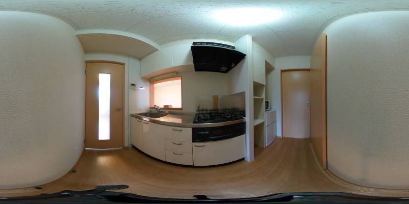 パノラマ画像キッチン