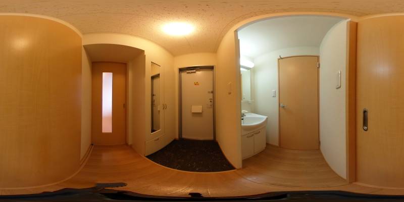 パノラマ画像玄関