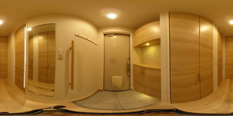 パノラマ画像玄関