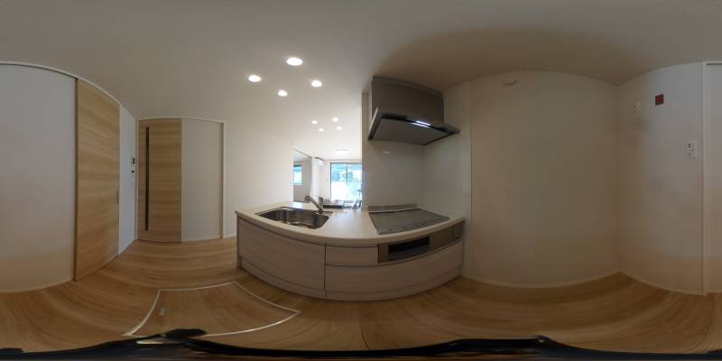 パノラマ画像キッチン