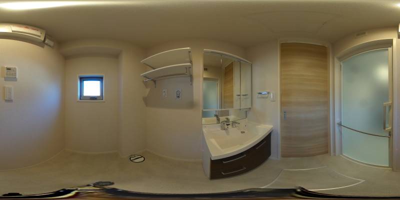 パノラマ画像洗面所