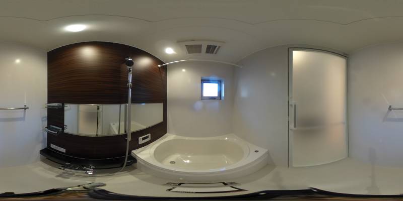 パノラマ画像バスルーム