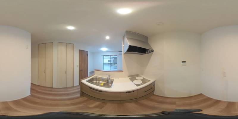 パノラマ画像キッチン