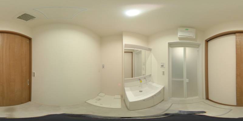 パノラマ画像洗面所