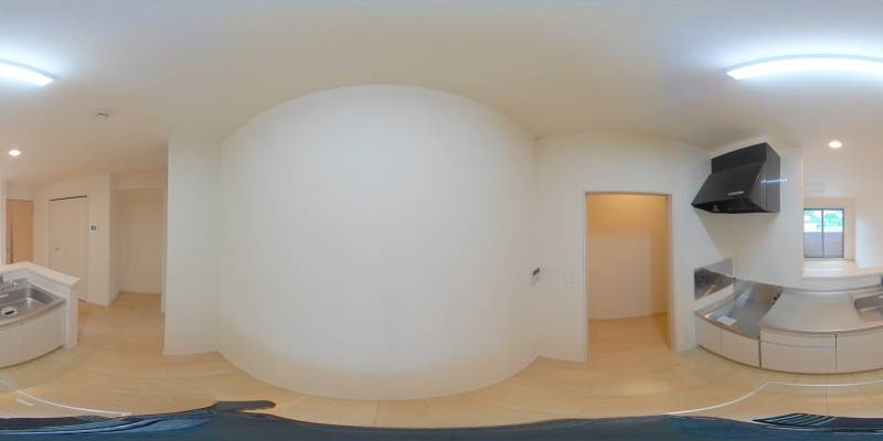 パノラマ画像キッチン