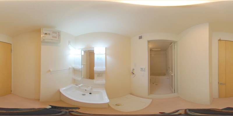 パノラマ画像洗面所