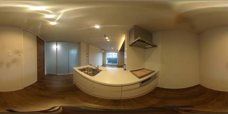 パノラマ画像キッチン