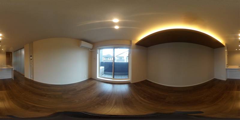 パノラマ画像洋室