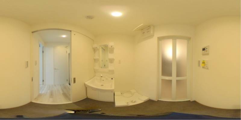 パノラマ画像洗面所