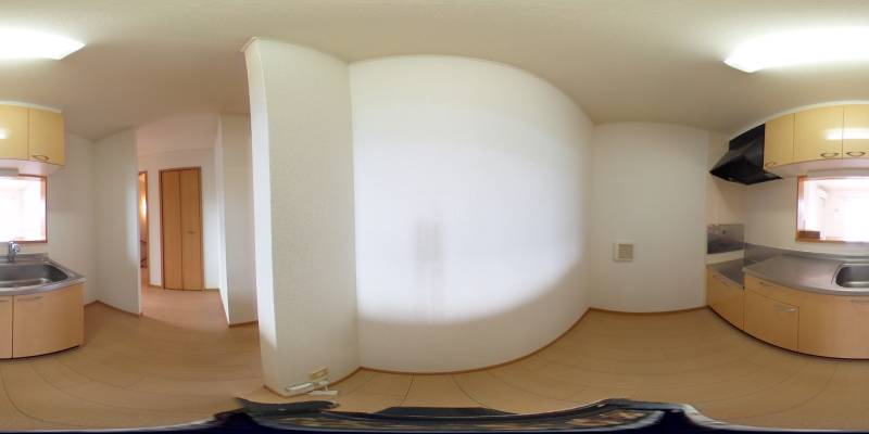 パノラマ画像キッチン