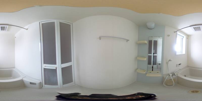 パノラマ画像バスルーム