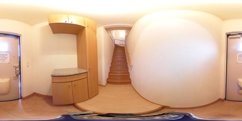 パノラマ画像玄関