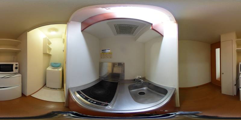 パノラマ画像キッチン