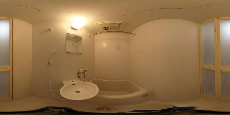 パノラマ画像バスルーム