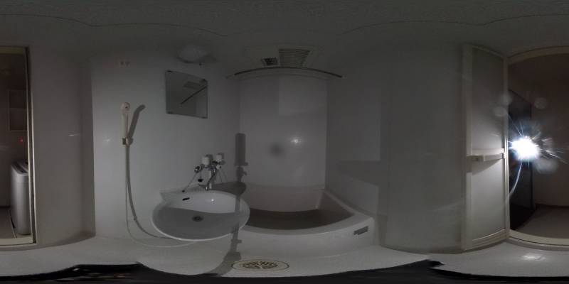 パノラマ画像バスルーム