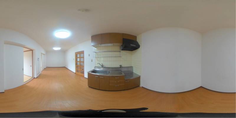 パノラマ画像キッチン