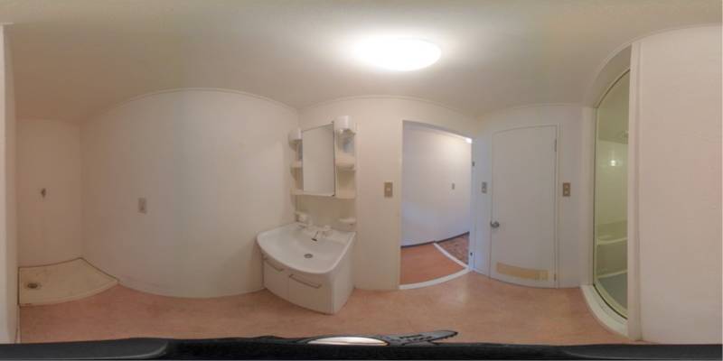 パノラマ画像洗面所