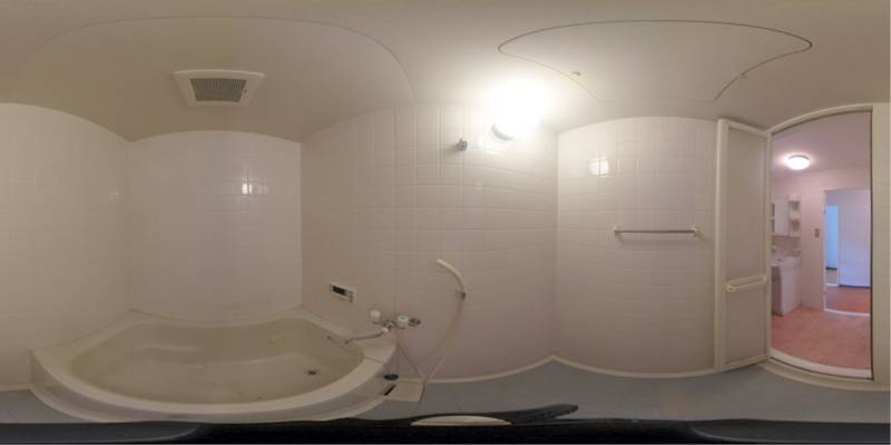 パノラマ画像バスルーム