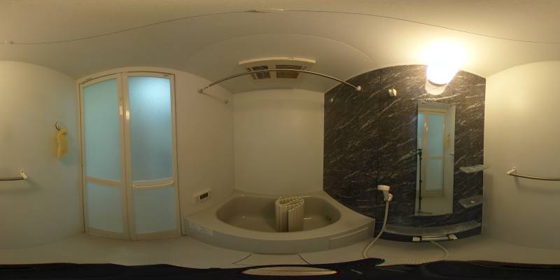 パノラマ画像バスルーム