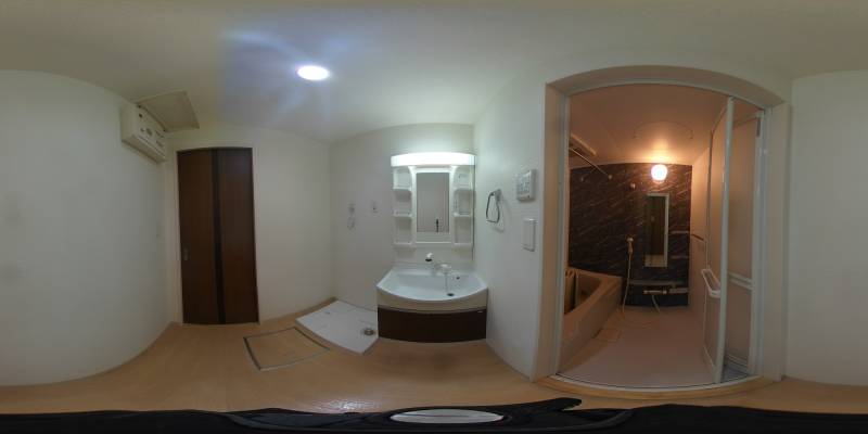 パノラマ画像洗面所