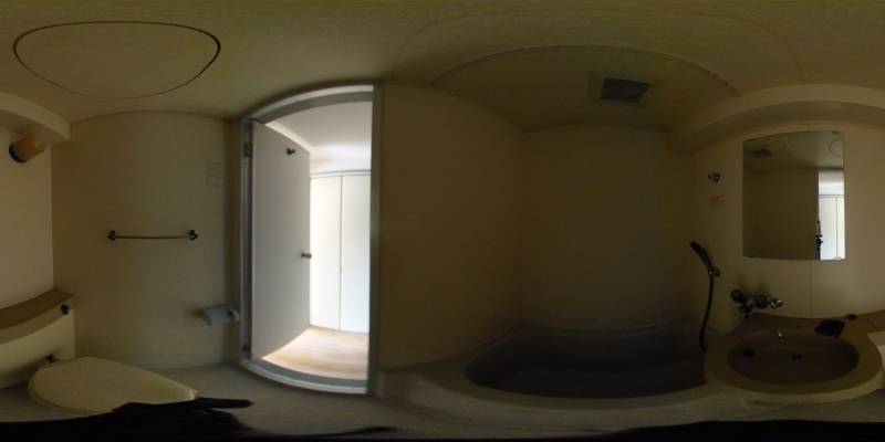 パノラマ画像バスルーム