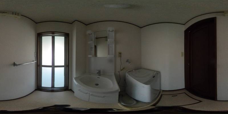 パノラマ画像洗面所