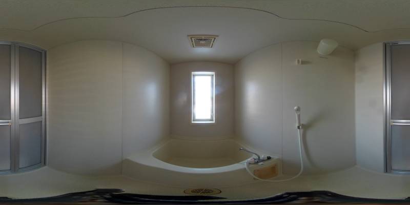 パノラマ画像バスルーム