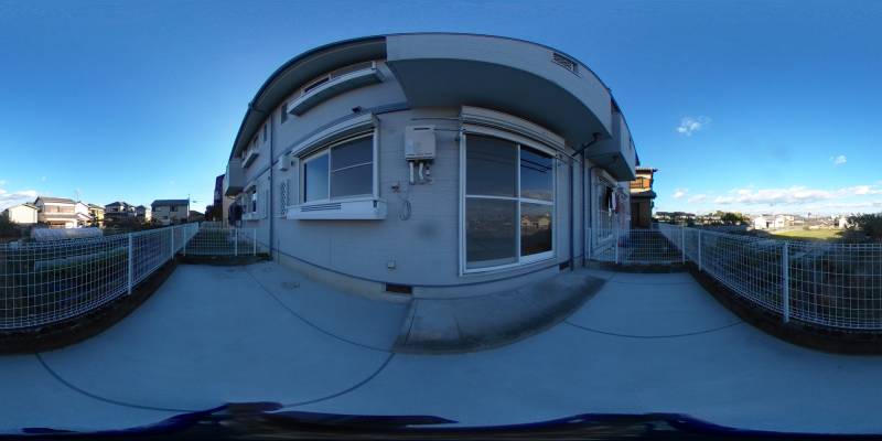 パノラマ画像バルコニー