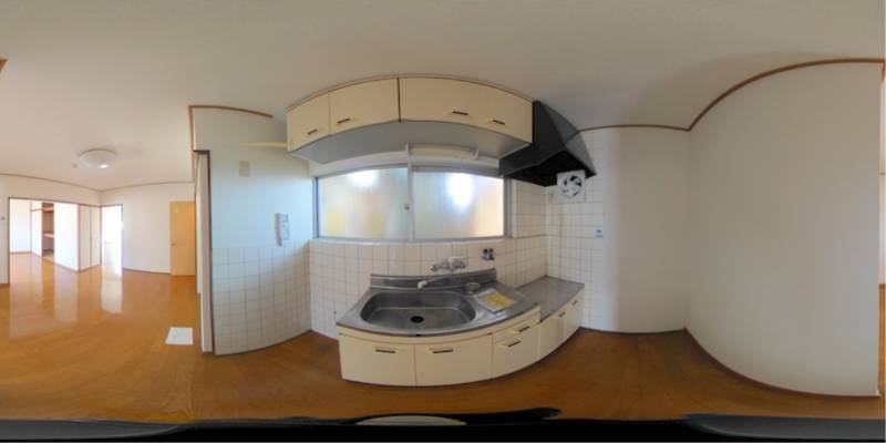 パノラマ画像キッチン