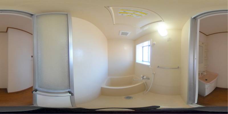 パノラマ画像バスルーム