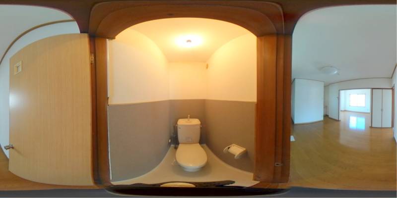 パノラマ画像トイレ