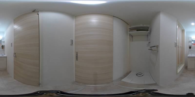 パノラマ画像洗面所