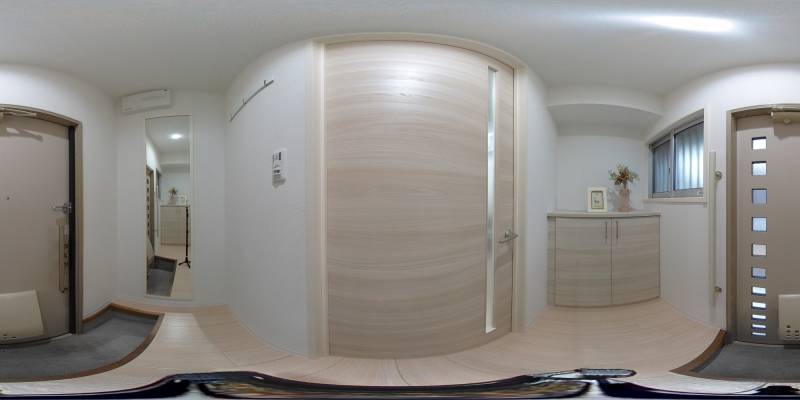 パノラマ画像玄関