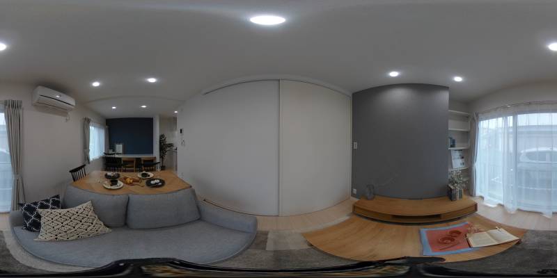 パノラマ画像リビング